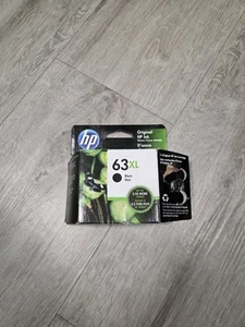 HP 63XL Black Ink Cartridge New Open Box EXP 2021 - Picture 1 of 7