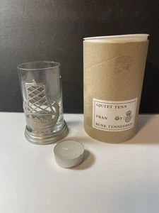 GJUTET TENN Pewter Tea Light Candleholder FRAN RUNE TENNESMED Gjuten I Kalmar - Picture 1 of 9