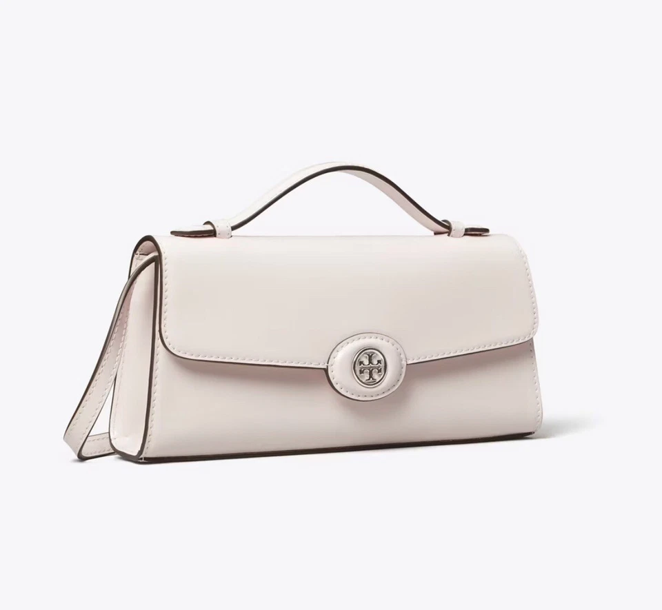 Tory Burch Mini Robinson Spazzolato斜挎包 — 第 1/4 张图片