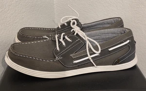 Unlisted by Kenneth Cole Men's Power Boat Shoes Grey 10.5M - Picture 1 of 10