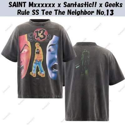 SAINT Mxxxxxx x Santastic!! Camiseta X Geeks Rule SS The Neighbor No.13 Foto 1 de 3