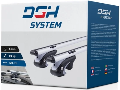 Dachträger RELINGTRÄGER für Kia PRIDE FLIEẞHECK 5--TÜR 1997-2001 max 90 kg - Imagen 1 de 4