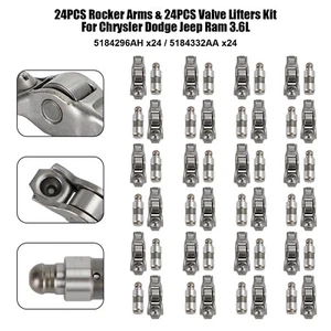 24PCS Rocker Arms & 24PCS Valve Lifters Kit For Chrysler Dodge Jeep Ram 3.6L U8 - Picture 1 of 11