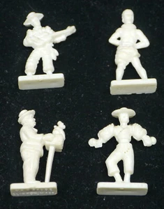 4 DIVERSI CEREALI VINTAGE VAN BRODE PLASTICA PREMIUM ETNICI, BALLERINI NAZIONALI - Foto 1 di 3