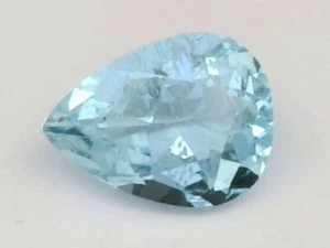 1.48Ct UNHEATED NATURAL BLUE AQUAMARINE FROM BRAZIL - Picture 1 of 7