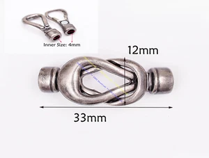 10 Stck. Versilberte Magnetverschlüsse Haken für Armband Halskette Schmuck Fundstücke - Bild 1 von 10