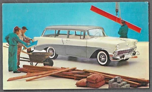 Chevrolet Two Ten Handyman 1956 postal automática como nueva de colección original auto Adv - Imagen 1 de 2
