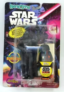 Star Wars Bend-Ems Lord Darth Vader con tarjeta coleccionable sellada 5" pulgadas De colección 1993 - Imagen 1 de 7