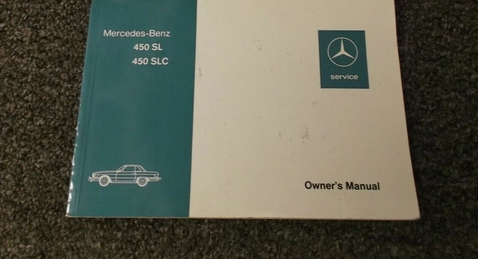 1976 Mercedes Benz 450SL & 450SLC Owner Owner's Operator Manual Set Original - Image 1 of 1