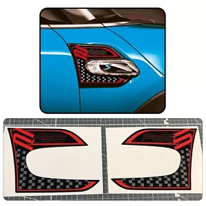 F56 S Check Side Trim Badges Decal Stickers Fits Mini Cooper One JCW F56 F55 F57 - Picture 1 of 3