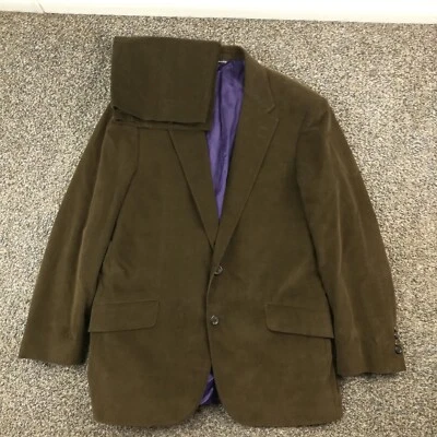 Traje Paul Smith London 40R Pana Algodón Elástico Marrón 36x30 Pantalones Foto 1 de 4