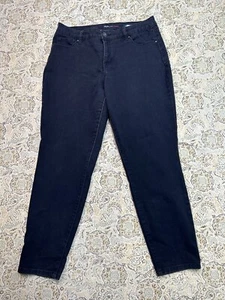 Style & Co Womens Sz 12S Skinny Mid Rise Stretch Denim Designer Jeans Black - Picture 1 of 11