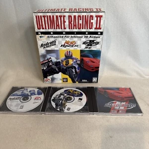 EA SPORTS Ultimate Racing II PC MOTO RACER NEED FOR SPEED 2 ANDRETTI RACING - Picture 1 of 5