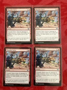 4x MTG - Thunder Salvo - Outlaws of Thunder Junction NM Magic x4 - Picture 1 of 7