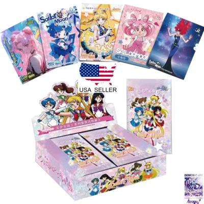 US Sailor Moon Cosmos Collection 150 Trading Card Booster Box Anime TCG NOVO 2024 - Imagem 1 de 4