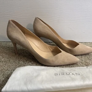 alexandre birman Beige Suede pump 41 - Picture 1 of 10