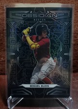 Miguel Bleis 2023 Panini Chronicles Baseball Obsidian Prizm #2 Red Sox