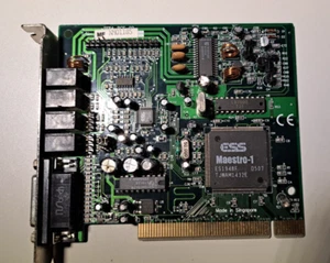 PCI Sound Card Media Forte ESS Maestro-1 with FM Tuner - Bild 1 von 7