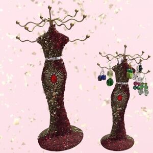 Jewellery Display Stand for Earrings, Necklaces Bangles Sequin Mannequin Doll
