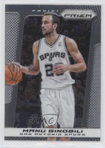 2013-14 Panini Prizm Manu Ginobili #122 HOF