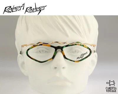 Robert Rudger 670 49, Vintage años 90 coloridos marcos de gafas hexagonales para mujer Nuevo de Lote Antiguo Foto 1 de 4
