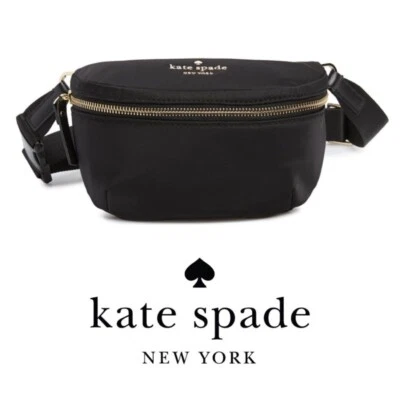 Kate Spade New York Watson Lane - Bolso Cinturón Betty Nylon - Negro Usado en Excelente Condición Foto 1 de 4