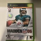 Madden NFL 06 2006 (Microsoft Xbox, 2005) Complete CIB With Manual
