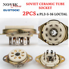 PL3-5-16 Loctal Tube Ceramic SOCKET for For 5B254 7N7 5B255M C3G Soviet  2pcs