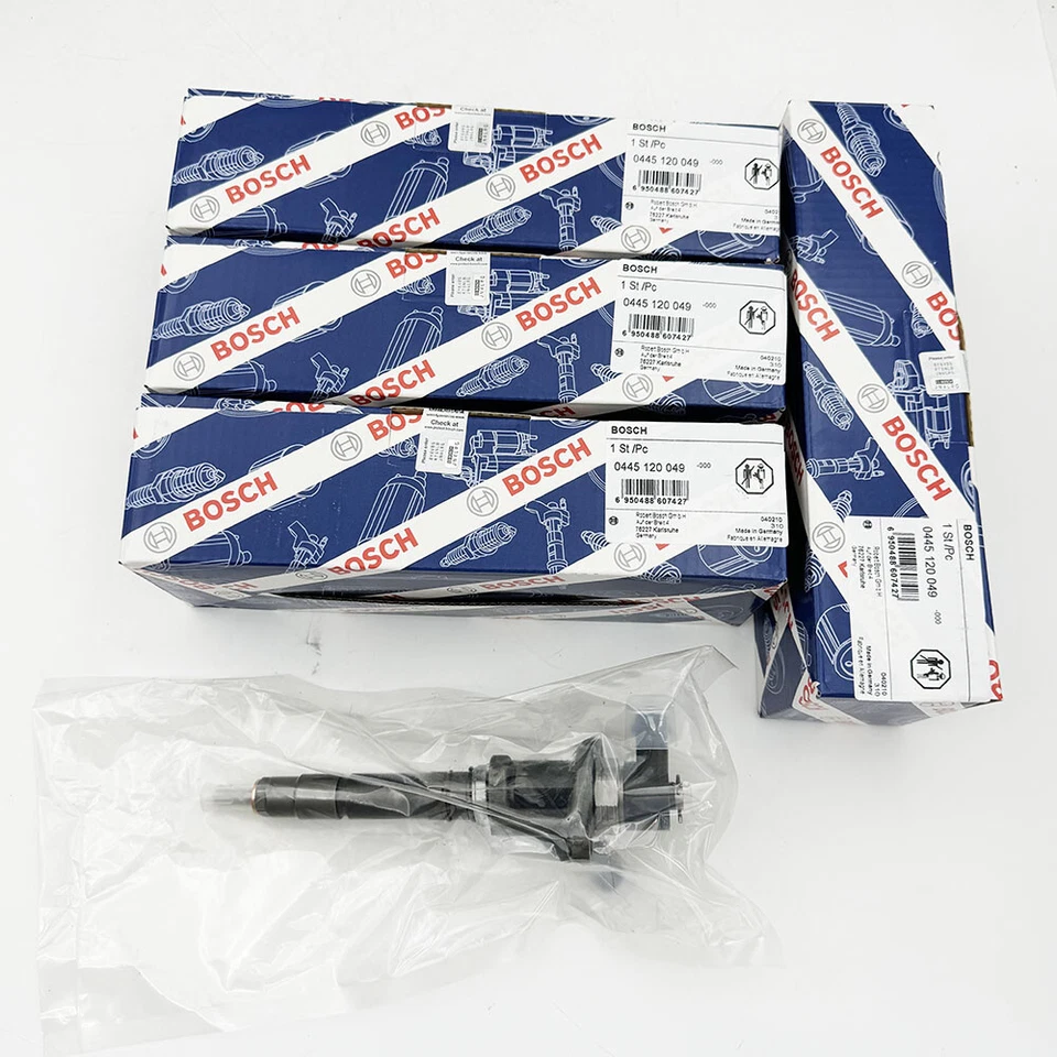 4x Inyector de combustible diésel 0445120049 compatible con motor ME223750 Mitsubishi 4M50 4,9 L Foto 1 de 4