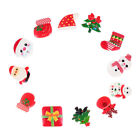 30 Pcs Fridge Magnet Christmas Wall Decal Embellishment Accessories
