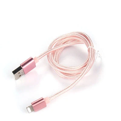 Nuevo FUERTE USB Trenzado Sincronización de Datos Cargador Cable 3FT para iPhone X 8 7 Plus 6S Foto 1 de 4