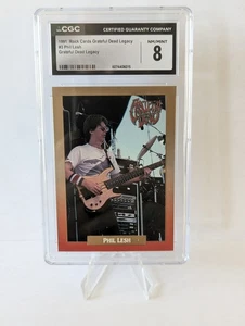 PHIL LESH Grateful Dead Legacy 3 Brockum Rockcards 1991 Trading Card GRADED 8 - Picture 1 of 2