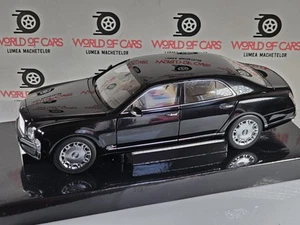 Minichamps 1:18 Bentley Mulsanne 2010 edición de distribuidor negro - Imagen 1 de 14