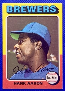 1975 Topps Hank Aaron #660  VG-VGEX   RC341 - Picture 1 of 2