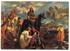 Armenia painter H.Avetisyan 1957 Russian postcard LIBERATORS Red Army Civil War - Picture 1 of 2