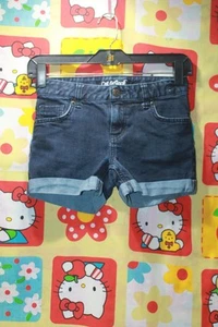 Cat & Jack New Girl's Size Medium (7/8) Super Stretch Blue Stripe Shorts - Picture 1 of 5