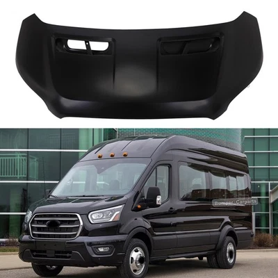 Fits 2020-2024 Ford Transit-150 250 350 E-Transit Hood Primed Steel Replacement Foto 1 de 4