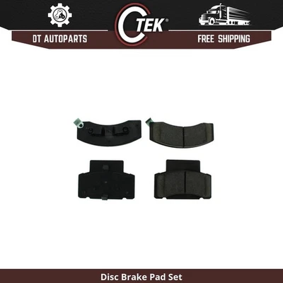 Para Chevrolet K3500 1990-2000 | Pastillas de freno de disco delanteras centradas | Semimetálicas Foto 1 de 4