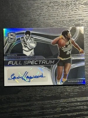 2020-21 Panini Spectra Full Spectrum Autograph Auto Spencer Haywood /49 - Image 1 of 2