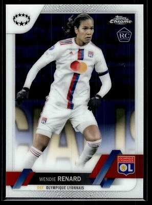 Wendie Renard 2022-23 Topps Chrome UEFA Women's Champions League C Card #91 - Image 1 of 2