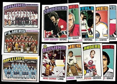 1976-77 OPC 76-77 O PEE CHEE NHL HOCKEY CARD & ERROR VARIATION 132-264 SEE LIST - Image 1 of 2