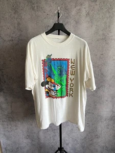 Mickey Mouse T-Shirt Vintage 1990s Men’s size XXL White Retro Tee Graphic Print - Imagen 1 de 11