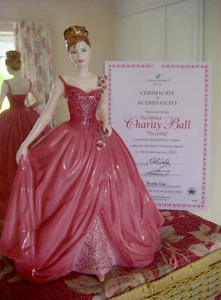 L/E COALPORT FIGURINE-THE JUBILEE CHARITY BALL"VICTORIA" WITH CERTIFICATE - Picture 1 of 11