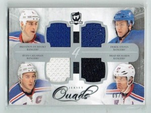 11-12 UD The Cup Quads  B Dubinsky-Derek Stepan-R Callahan-Brad Richards  /10