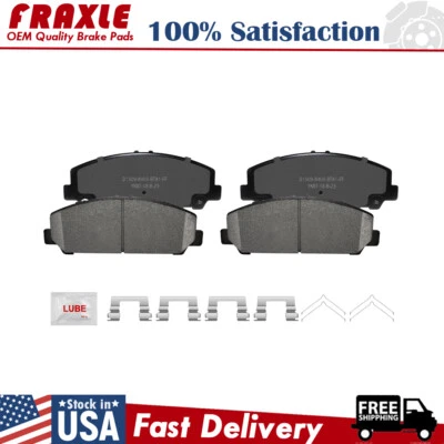 For 2012 - 2021 Nissan Armada Titan Infiniti QX56 QX80 Front Ceramic Brake Pads - Image 1 of 4