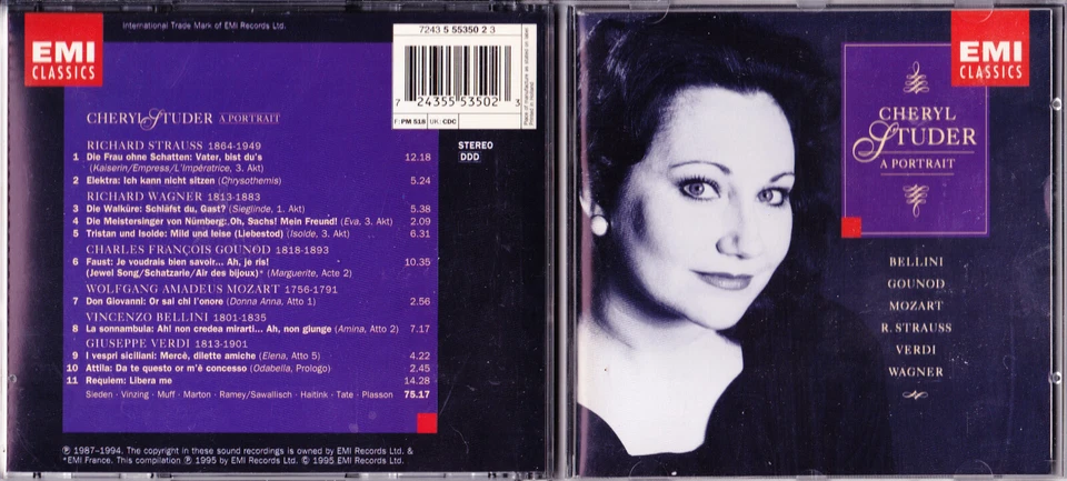 CHERYL STUDER-A PORTRAIT.CD. - Bild 1 von 1