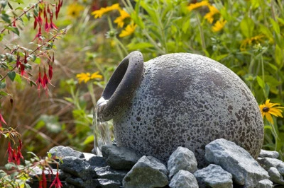 Ubbink AcquaArte Orange Amphore Antik-Look Gartenbrunnen Set Springbrunnen - Bild 1 von 4