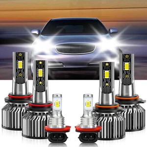 For Buick Lucerne 2006-2011 6Pcs LED Headlight Bulb Hi/Low+Fog Light Combo 6500K - Picture 1 of 12