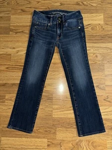 American Eagle Super Stretch Artist Crop Jeans Damen Gr. 00 Regular Dark Wash - Bild 1 von 22