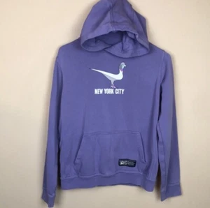 Nike x New York City Youth Girls’ Pigeon Swoosh Graphic Print Purple Hoodie XL - Picture 1 of 8